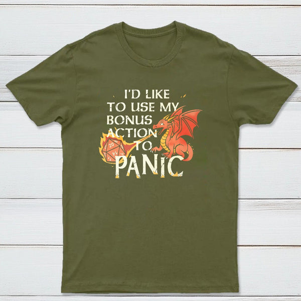 Id Like To Use My Bonus Action To Panic Classic Tee