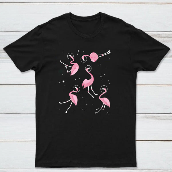 Flamingos In Space Classic Tee