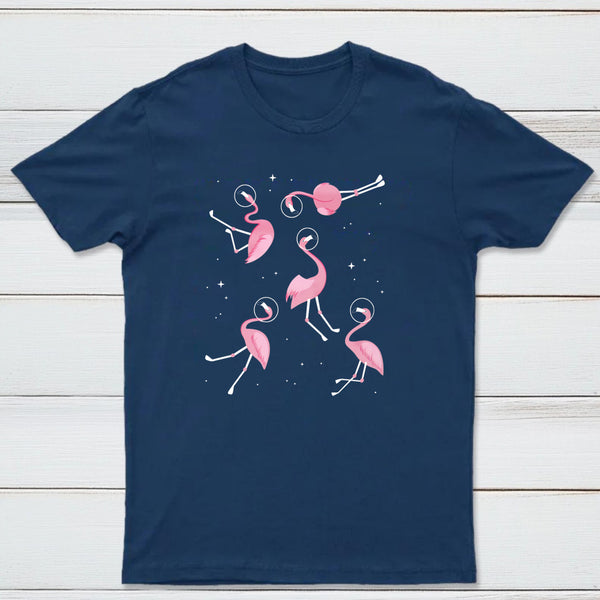 Flamingos In Space Classic Tee