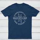 Schrodingers Cat Walks Into A Bar Classic Tee