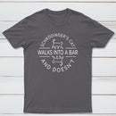 Schrodingers Cat Walks Into A Bar Classic Tee