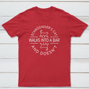 Schrodingers Cat Walks Into A Bar Classic Tee
