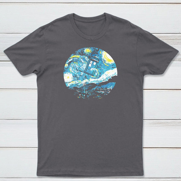 Starry Night Police Box Classic Tee