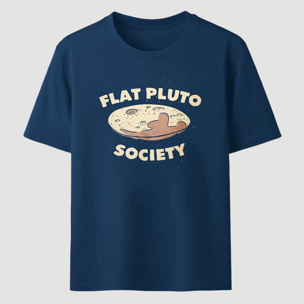 Flat Pluto Society Classic Tee
