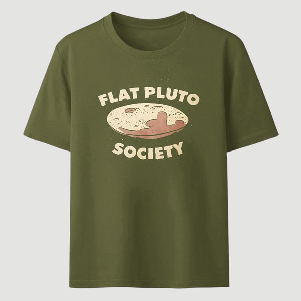 Flat Pluto Society Classic Tee