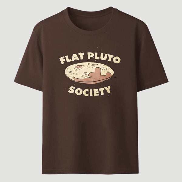 Flat Pluto Society Classic Tee