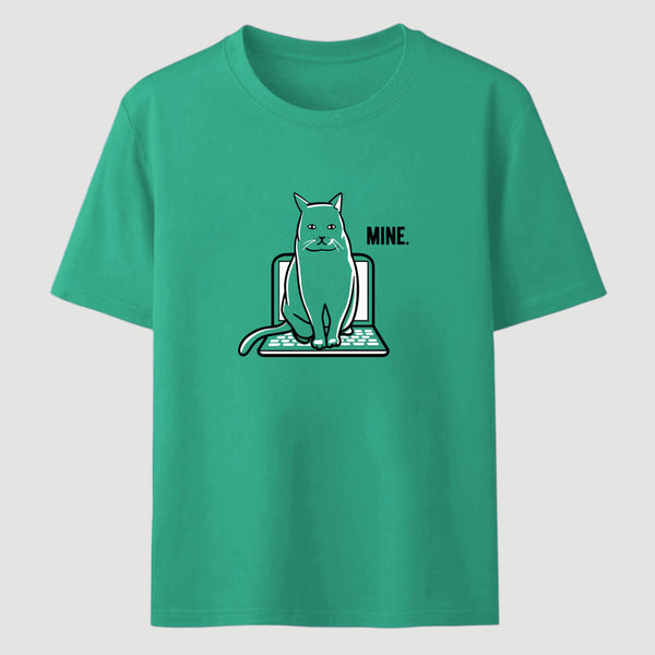 Mine Computer Cat Classic Tee