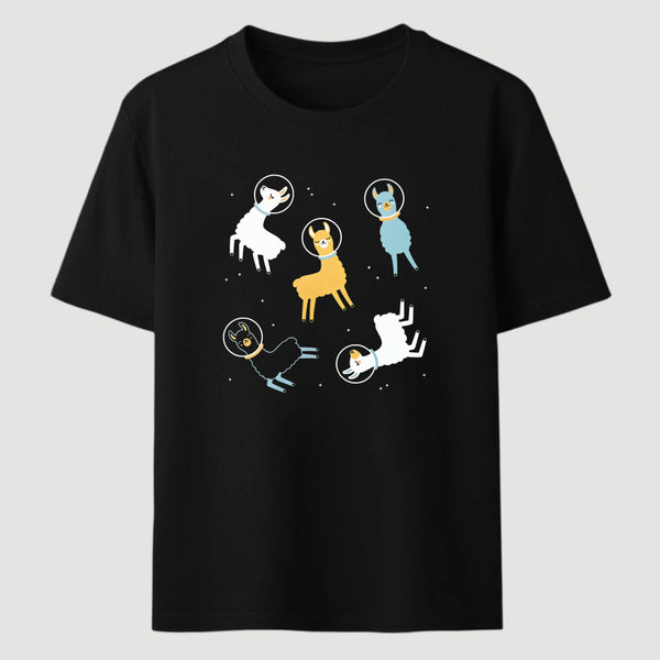 Llamas In Space Classic Tee