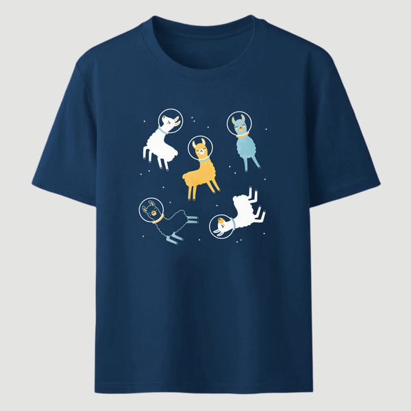 Llamas In Space Classic Tee