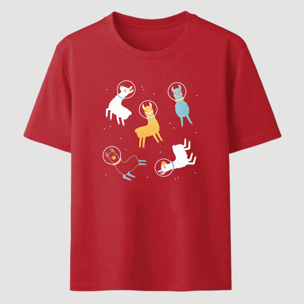 Llamas In Space Classic Tee