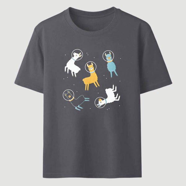 Llamas In Space Classic Tee