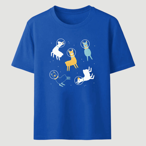 Llamas In Space Classic Tee