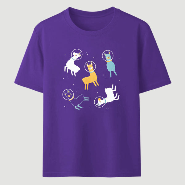 Llamas In Space Classic Tee