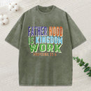 Dad Life Proverbs Quote Washed T-Shirt