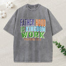 Dad Life Proverbs Quote Washed T-Shirt