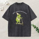 Frog Dad Foolery Adventure Time Washed T-Shirt