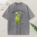 Frog Dad Foolery Adventure Time Washed T-Shirt