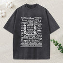 World'S Name For Father Washed T-Shirt