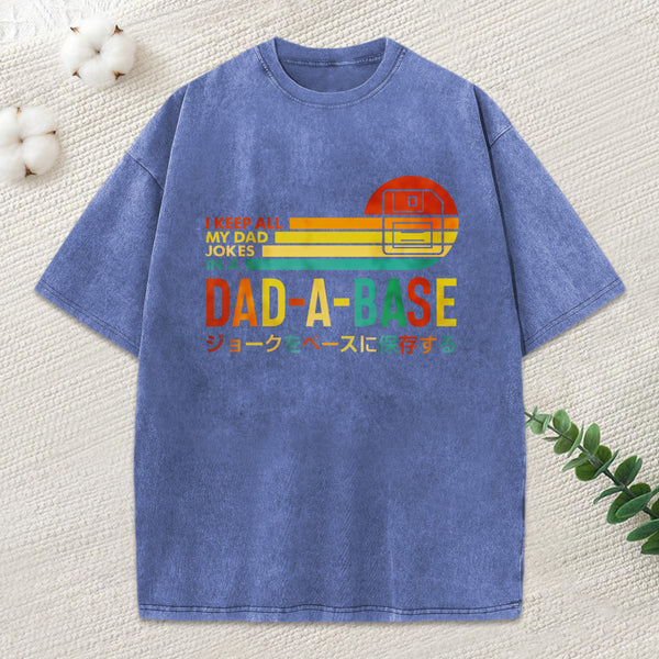 Dad Jokes Washed T-Shirt