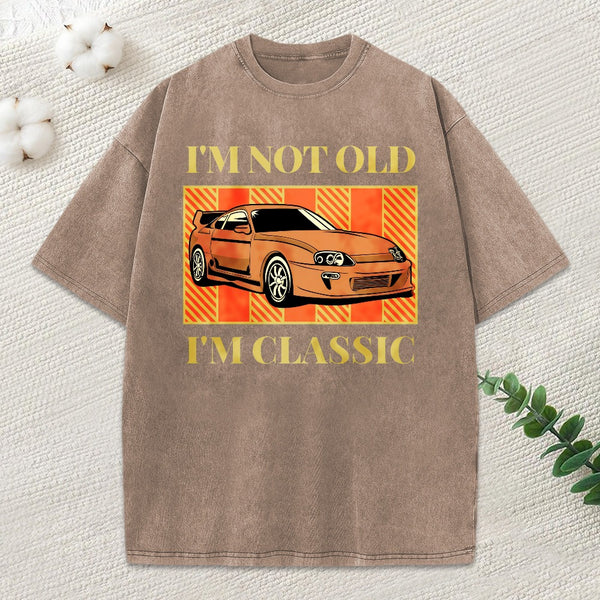 Classic Japanese Sports Car Washed T-Shirt