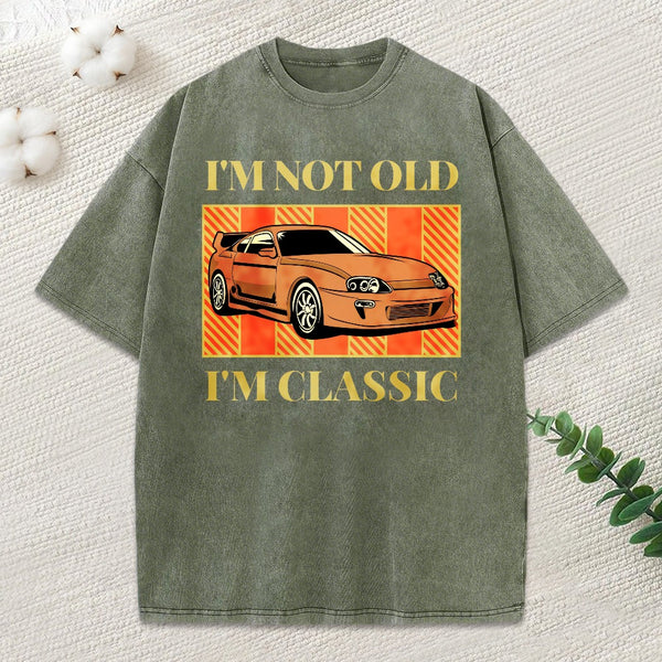 Classic Japanese Sports Car Washed T-Shirt