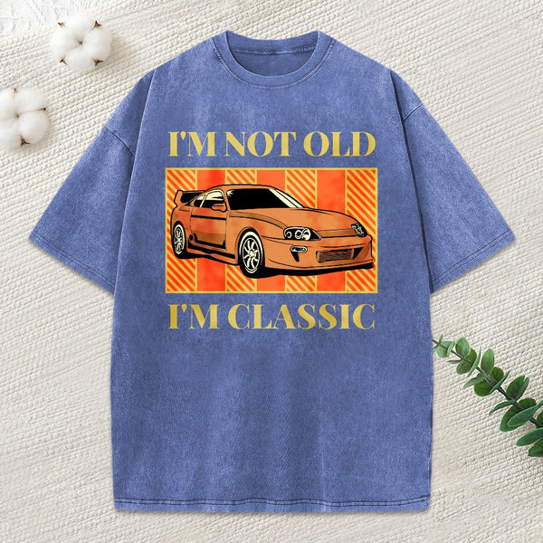 Classic Japanese Sports Car Washed T-Shirt