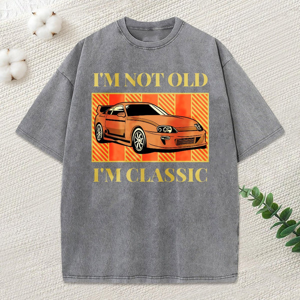 Classic Japanese Sports Car Washed T-Shirt