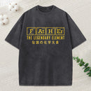 Funny Father Chemical Element Washed T-Shirt