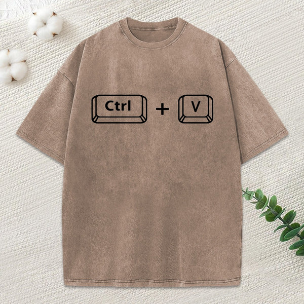 Funny Father'S Day Washed T-Shirt