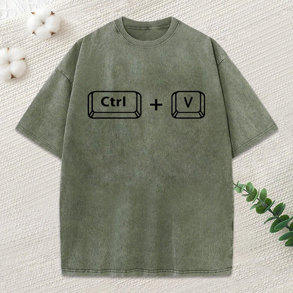 Funny Father'S Day Washed T-Shirt