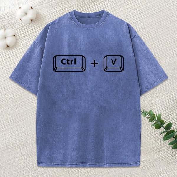 Funny Father'S Day Washed T-Shirt