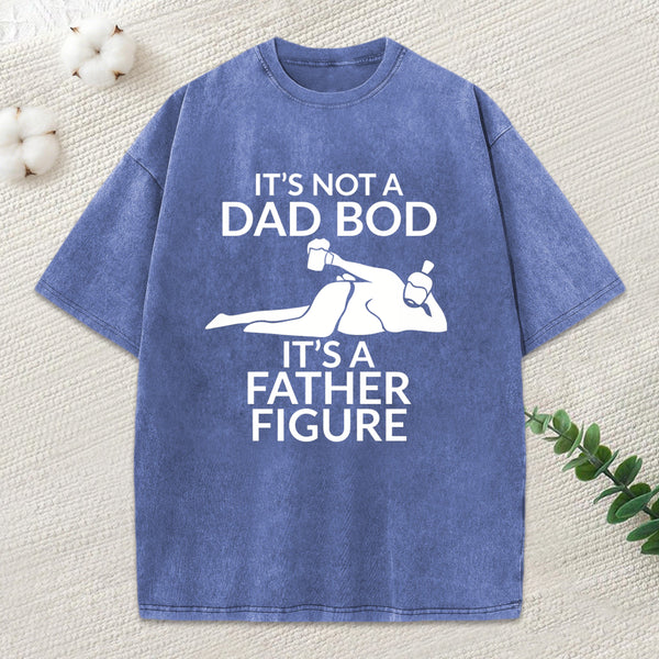 Father Figure Funny Washed T-Shirt
