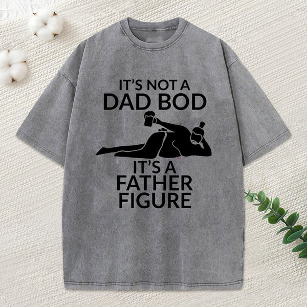Father Figure Funny Washed T-Shirt