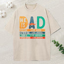 He Is Dad Christian Washed T-Shirt