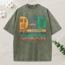 He Is Dad Christian Washed T-Shirt