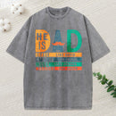 He Is Dad Christian Washed T-Shirt