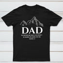 Dad The Righteous Man Walks In His Integrity Christian T-Shirt