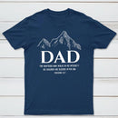 Dad The Righteous Man Walks In His Integrity Christian T-Shirt