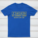 Funny Father Chemical Element T-Shirt