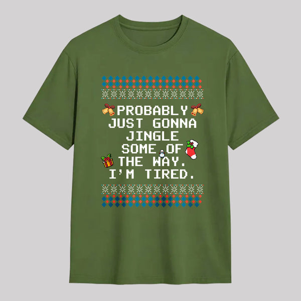 Too Tired To Fully Jingle Classic T-Shirt