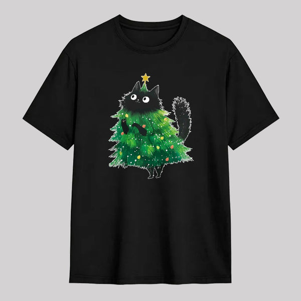 Christmas Tree Cat Japan Classic T-Shirt