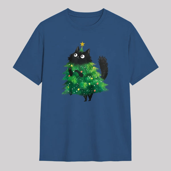 Christmas Tree Cat Japan Classic T-Shirt