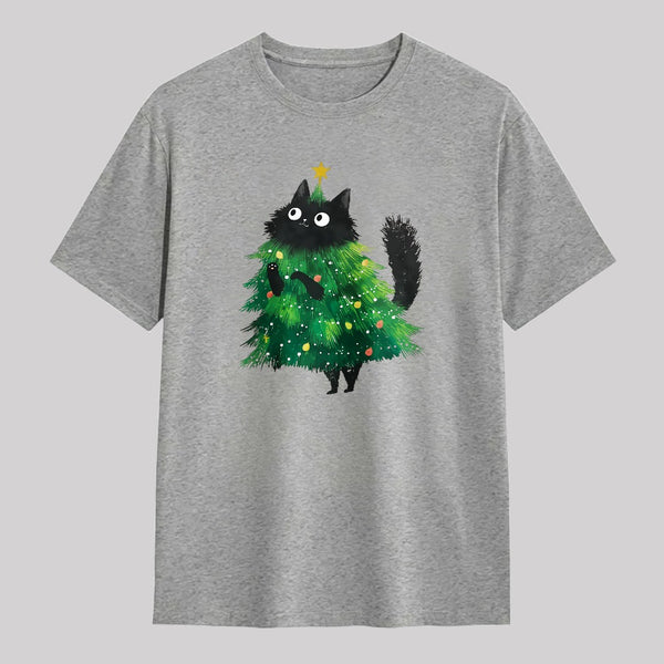 Christmas Tree Cat Japan Classic T-Shirt