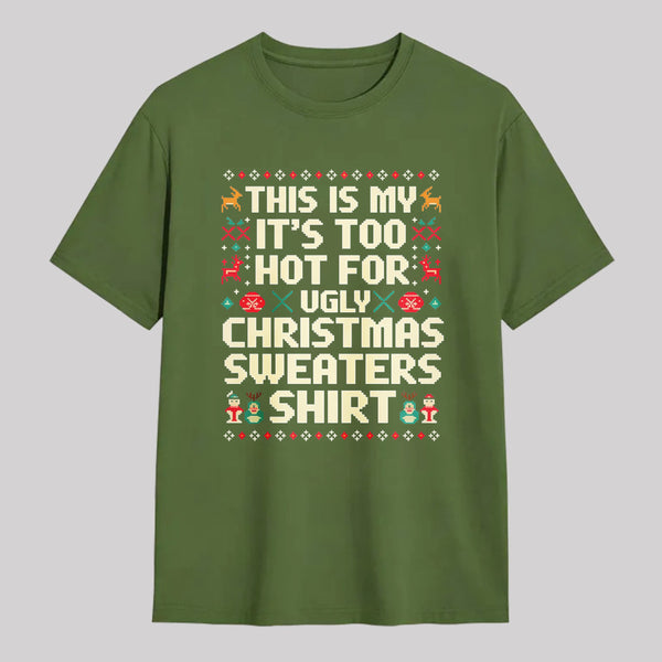 Ugly Christmas Sweater Funny Classic T-Shirt