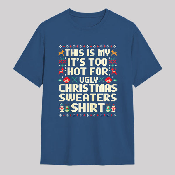 Ugly Christmas Sweater Funny Classic T-Shirt