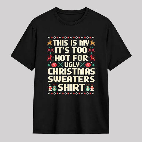 Ugly Christmas Sweater Funny Classic T-Shirt