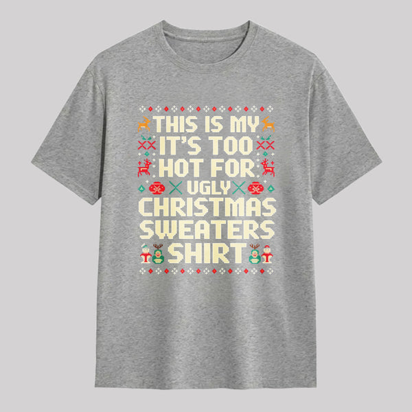 Ugly Christmas Sweater Funny Classic T-Shirt