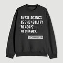 Intelligence Stephen Hawking Science Nerd Sweatshirt