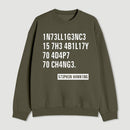 Intelligence Stephen Hawking Science Nerd Sweatshirt