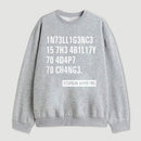 Intelligence Stephen Hawking Science Nerd Sweatshirt